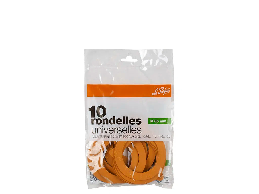 Gummiringar til patent krukkur 10 stk