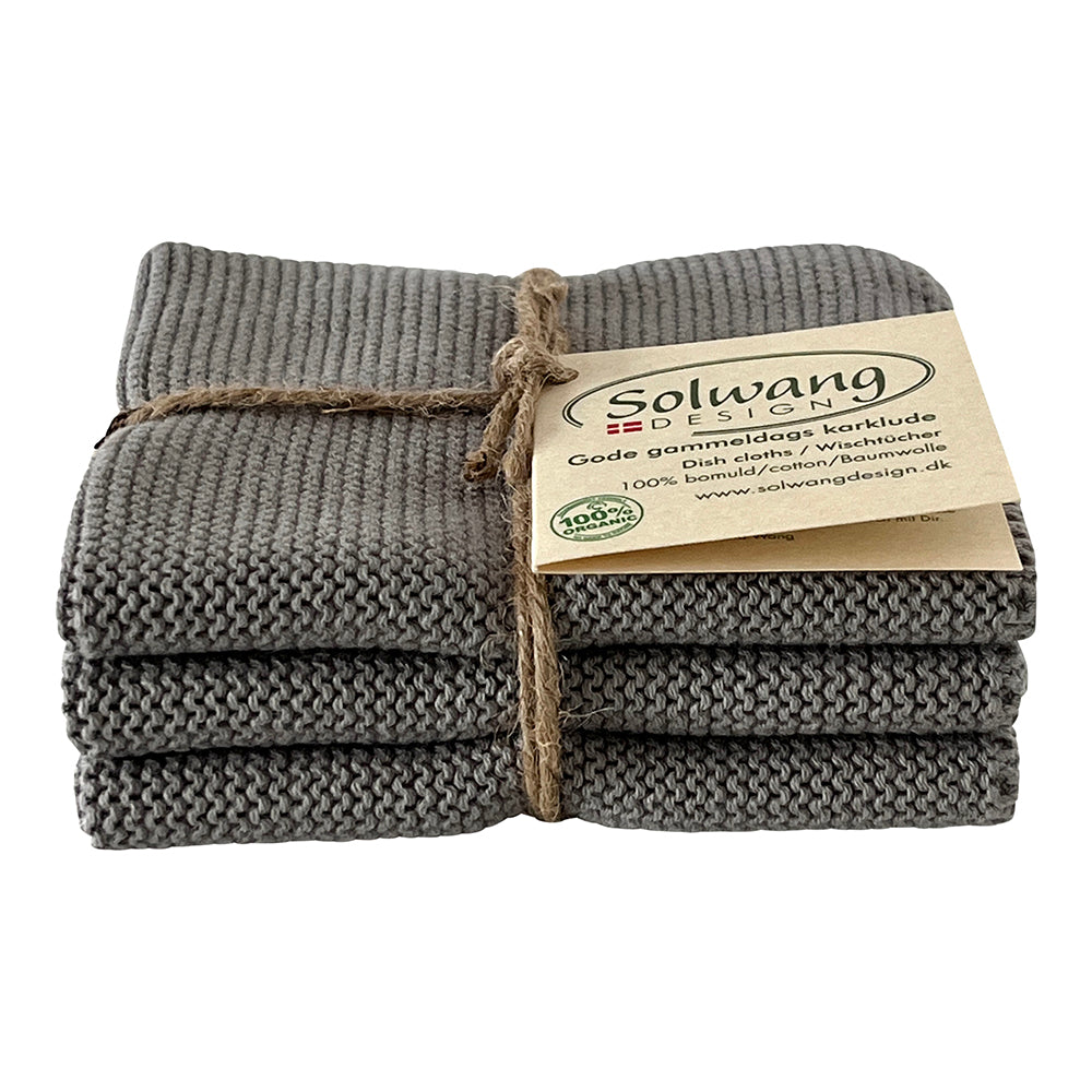 Solwang lappar 3 stk stál grátt
