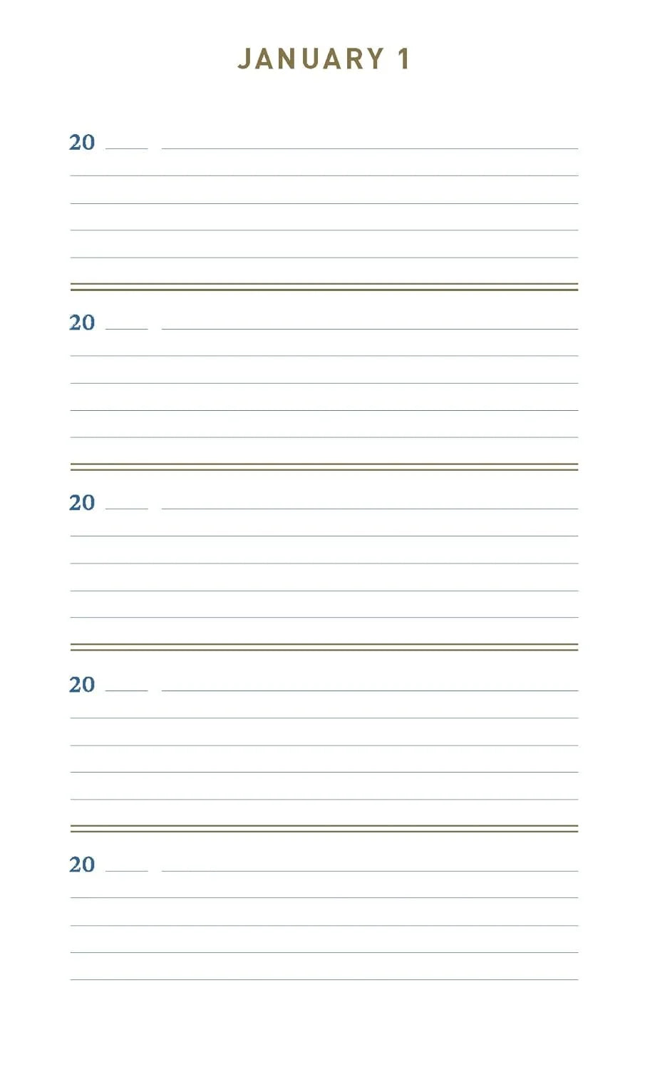 New Mags one line a day - denim