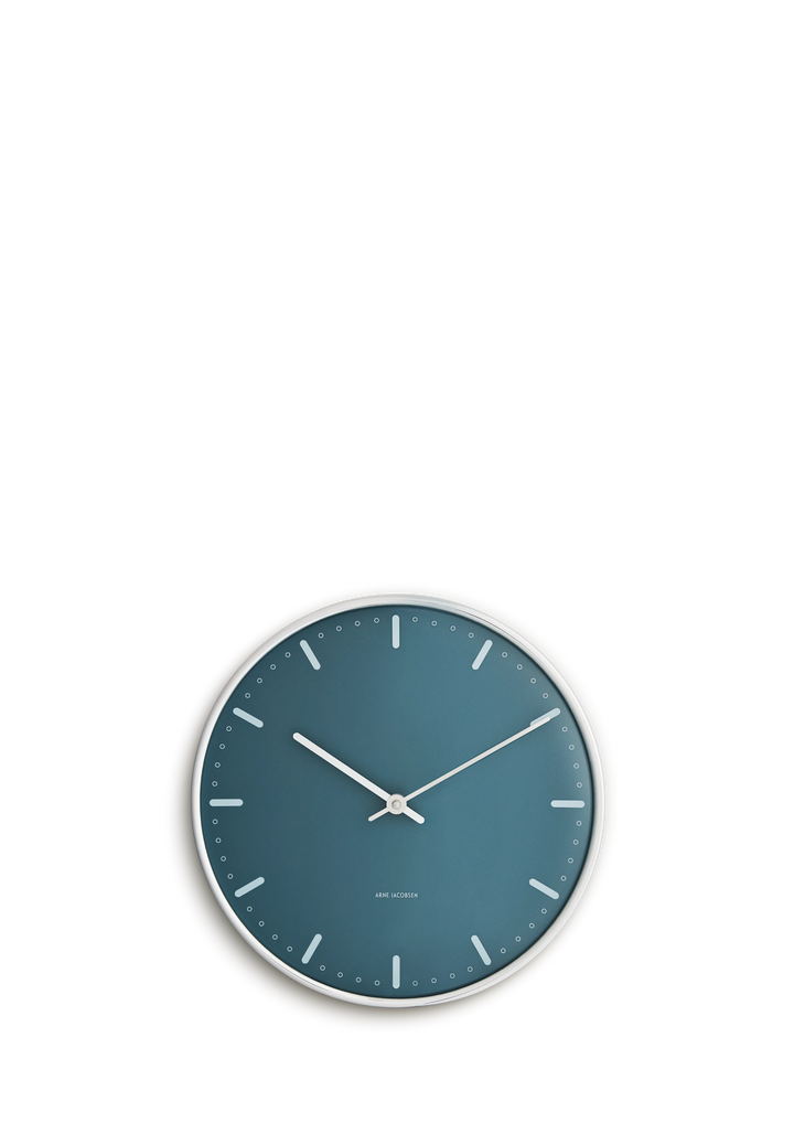 Arne Jacobsen klokka blá ø 21cm