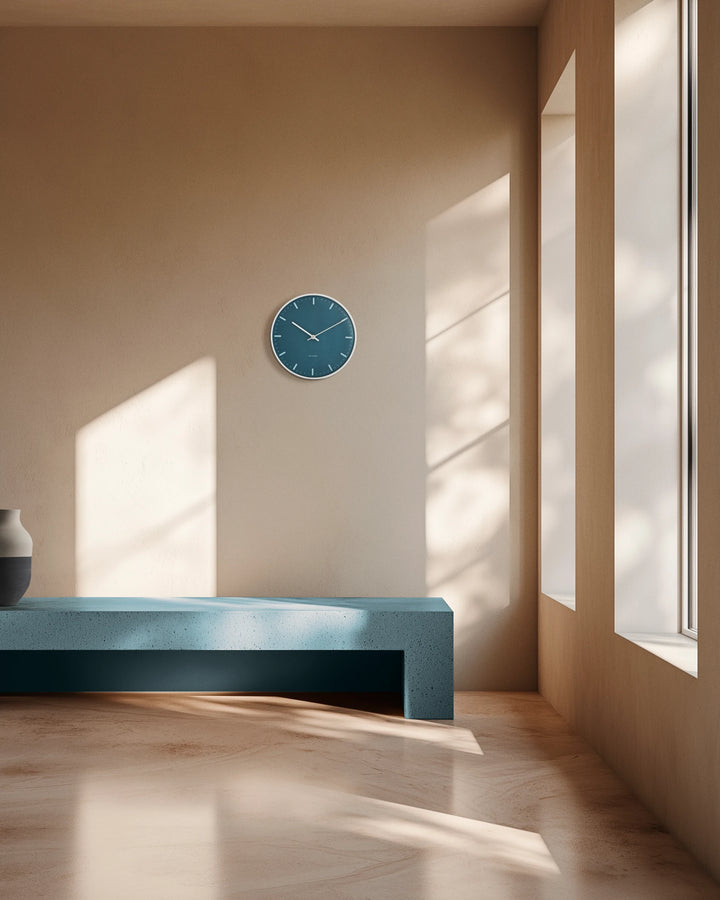 Arne Jacobsen klokka blá ø29cm