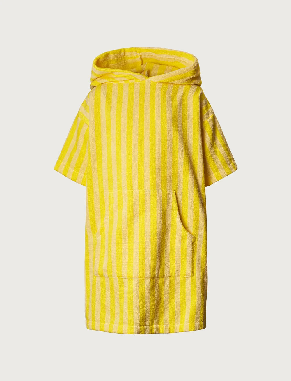 BONGUSTA Naram Poncho, pristine & neon yellow