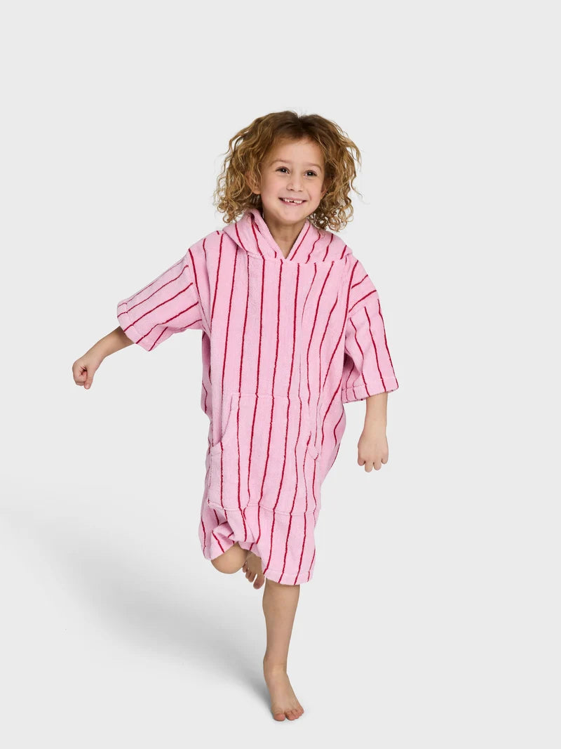 BONGUSTA Naram Poncho, baby pink & ski patrol