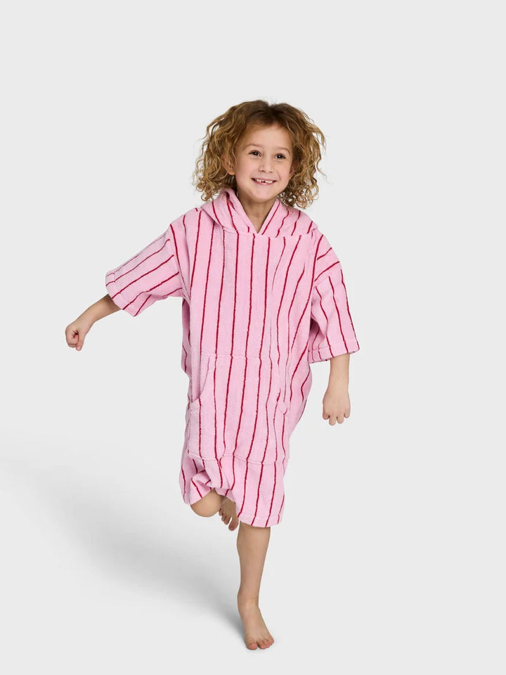 BONGUSTA Naram Poncho, baby pink & ski patrol