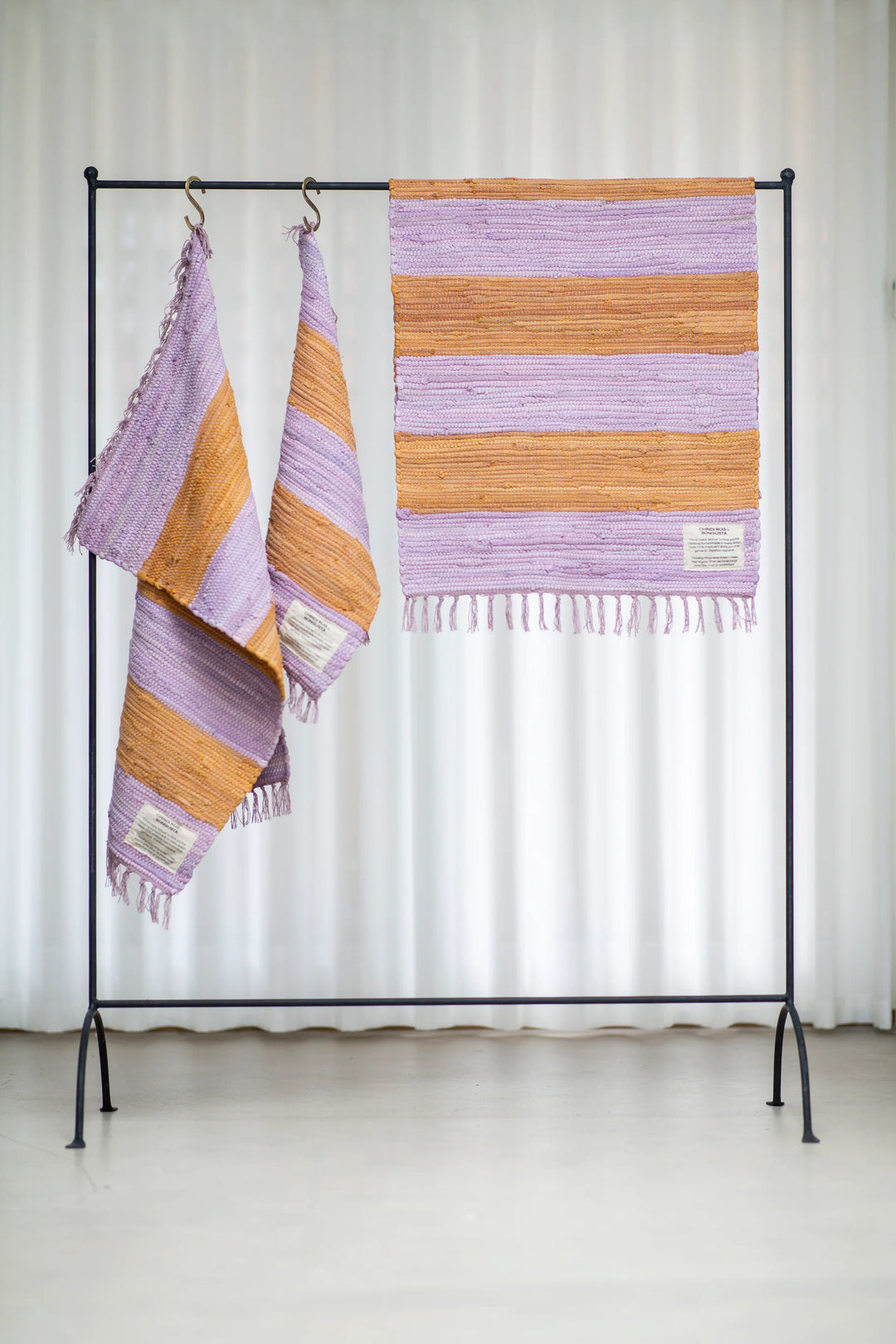 Bongusta Chindi teppi 140x200cm Lilac & Golden