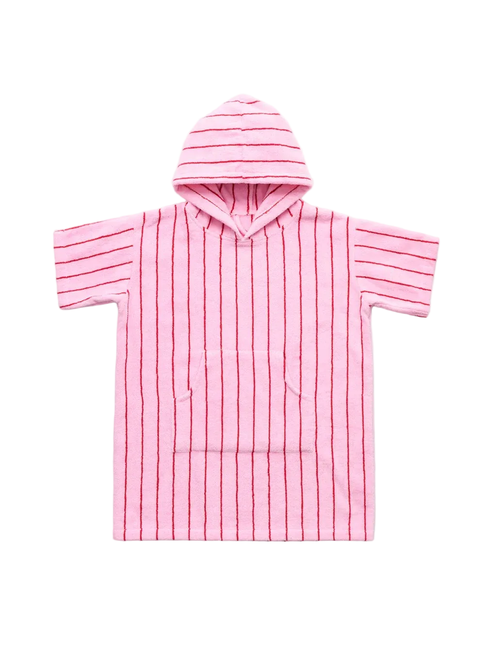 BONGUSTA Naram Poncho, baby pink & ski patrol