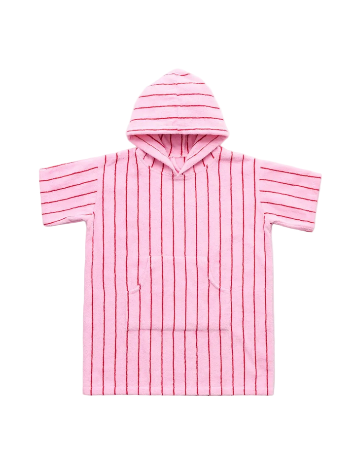 BONGUSTA Naram Poncho, baby pink & ski patrol
