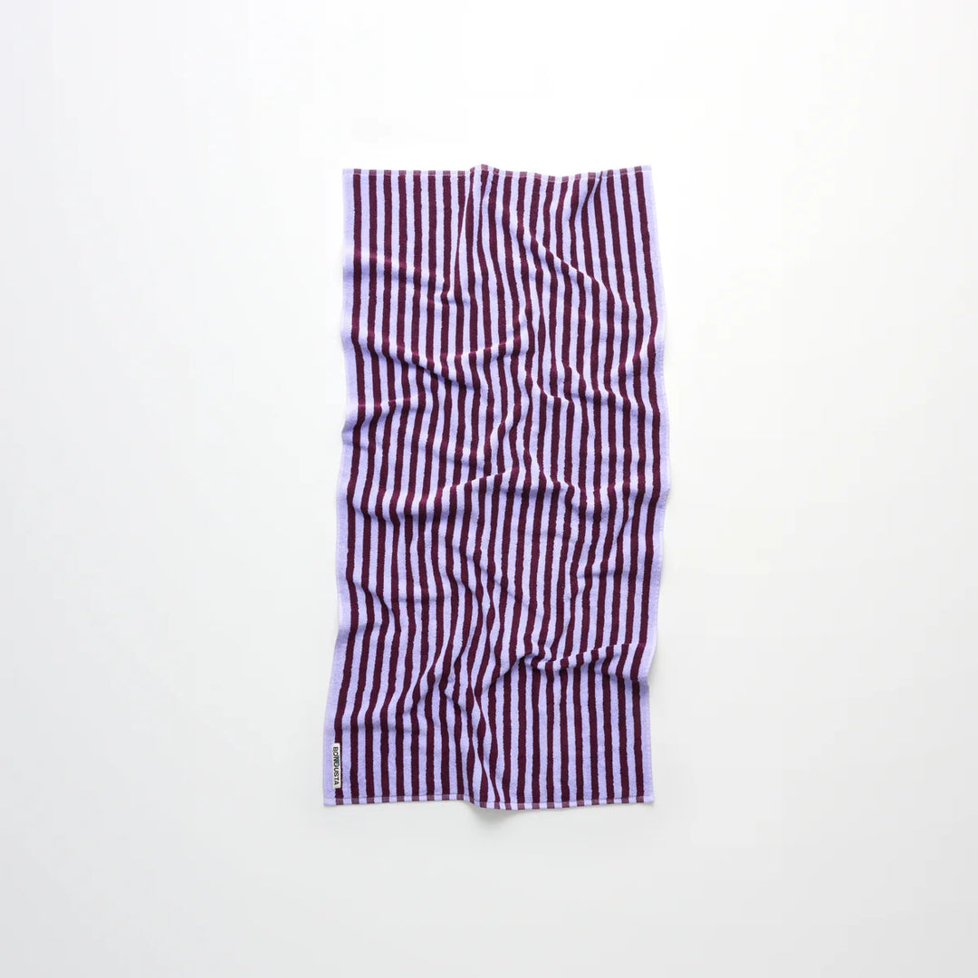 Bongusta baðihandklæði 70x140cm wine lavender blue
