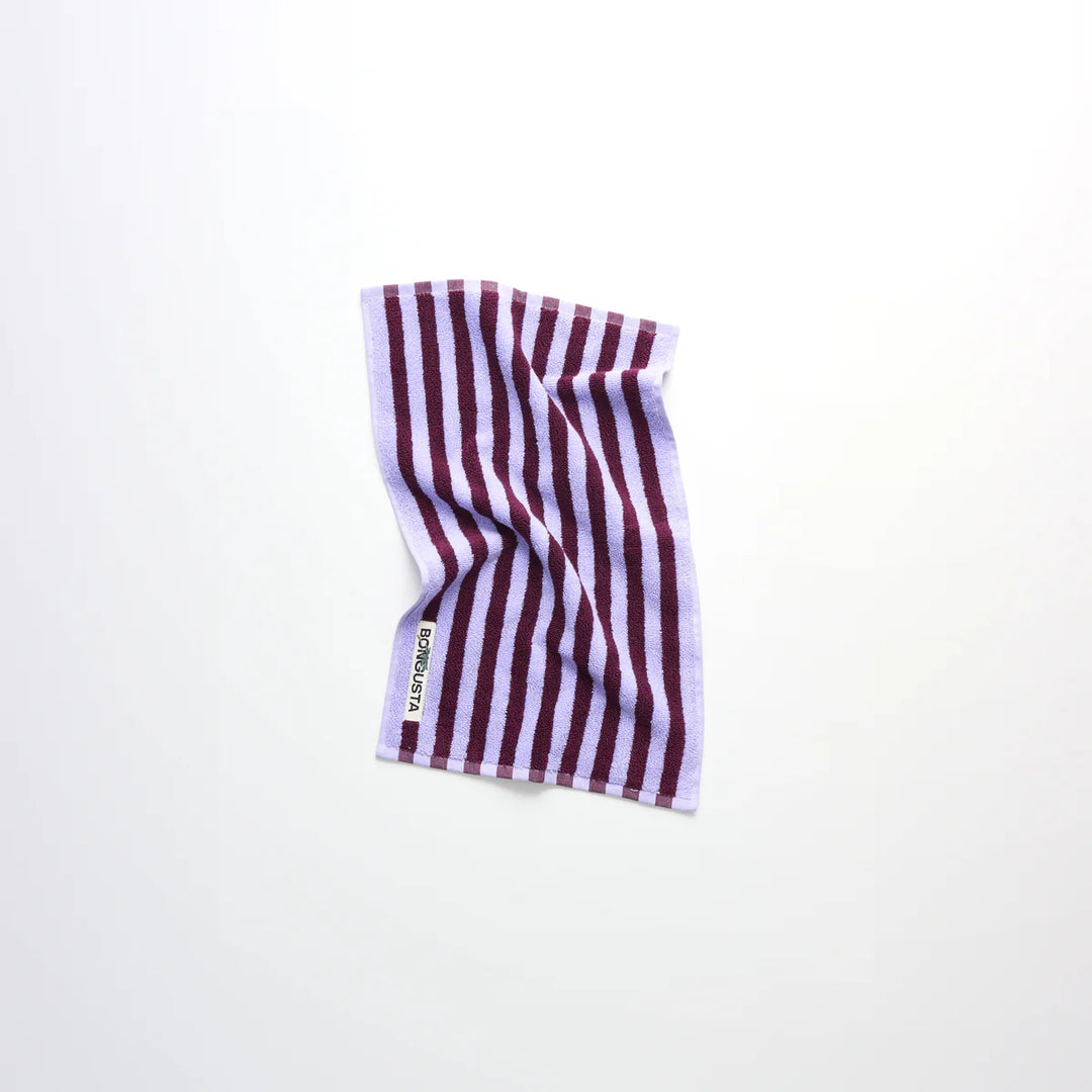 Bongusta gesthandklæði 30x50cm wine lavender blue