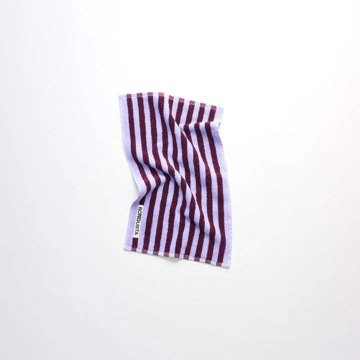 Bongusta gesthandklæði 30x50cm wine lavender blue