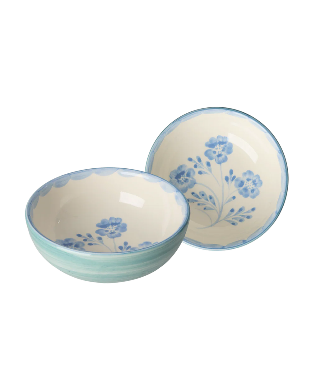 Rice skál ø13,5cm bláa blomstur