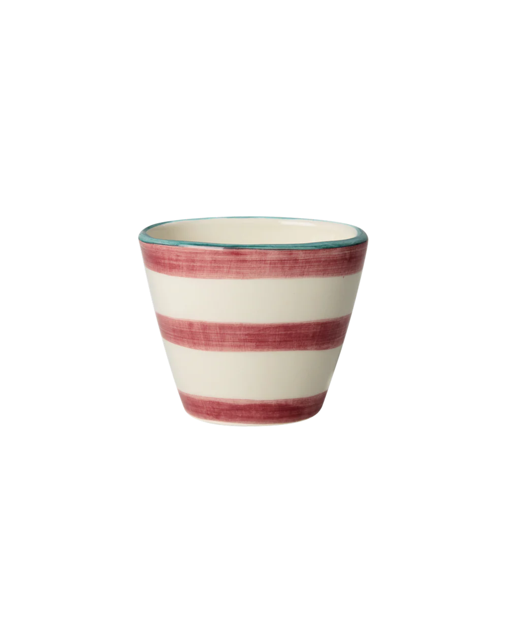 Rice oval espresso koppur pink strípur