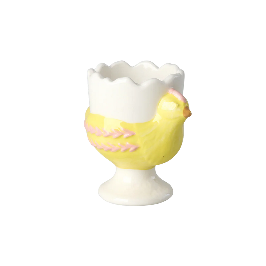 Rice keramik eggjabikar gult