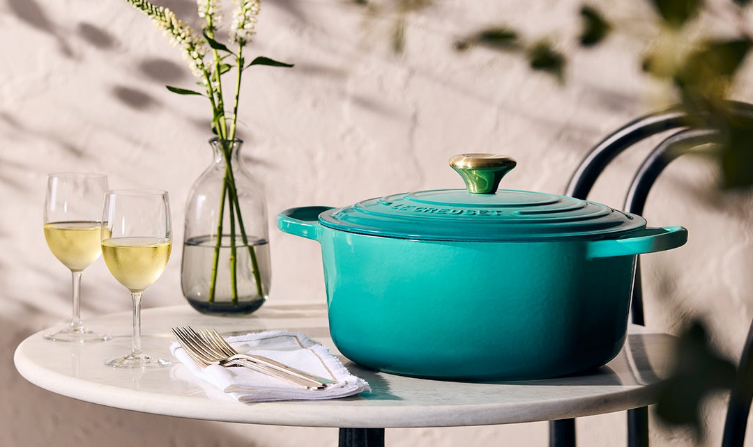 Le Creuset Grýta Stoypijarn 4,2L/24cm Bleu Rivera