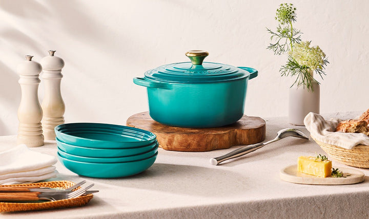 Le Creuset Grýta Stoypijarn 4,2L/24cm Bleu Rivera