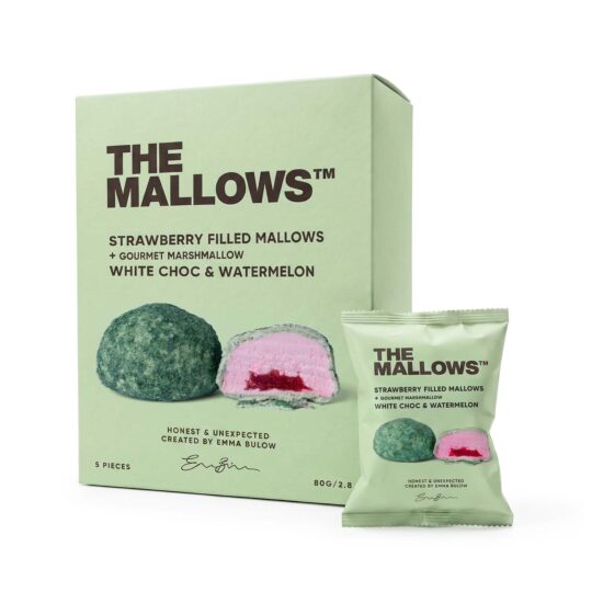 Mallows filled strawberry & watermelon