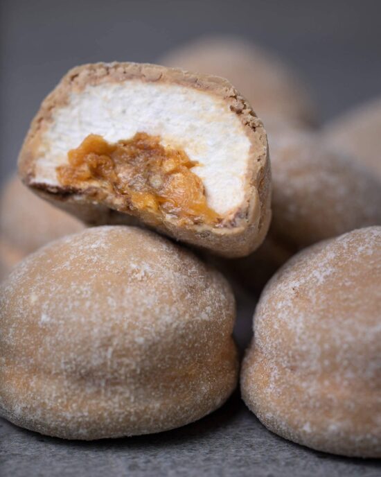 Mallows caramel filled dulce choc 5stk