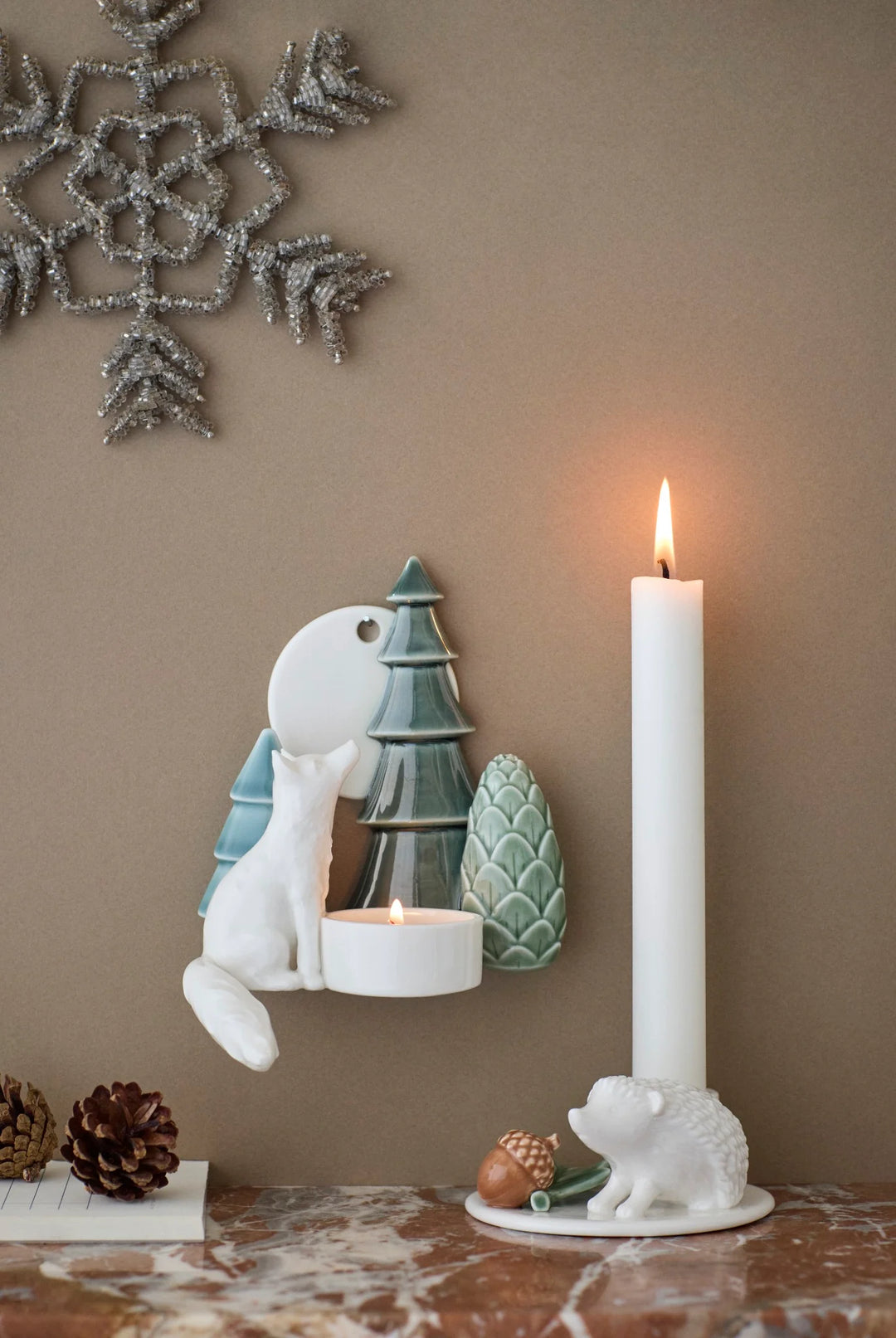Dottir Winter Stories ljósastaki tindasvín