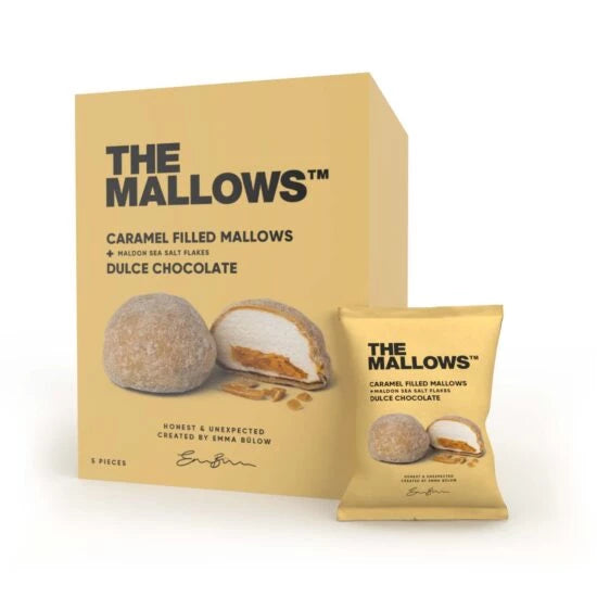 Mallows caramel filled dulce choc 5stk