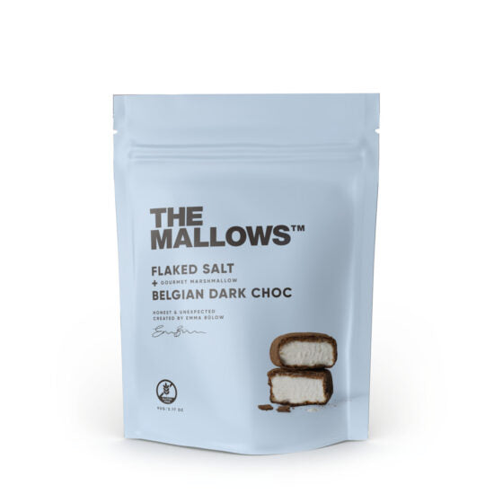 Mallows flaked salt dark choc