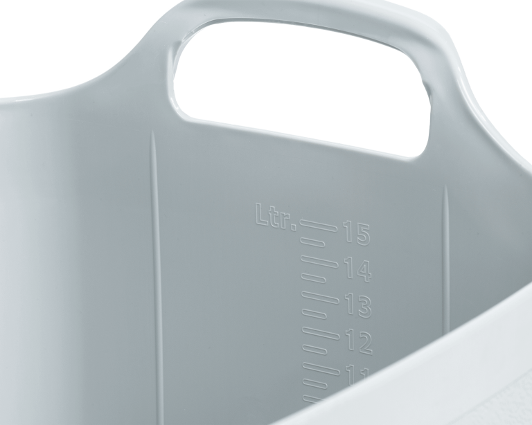 Wham Flexi-Square 15ltr Tub, grá