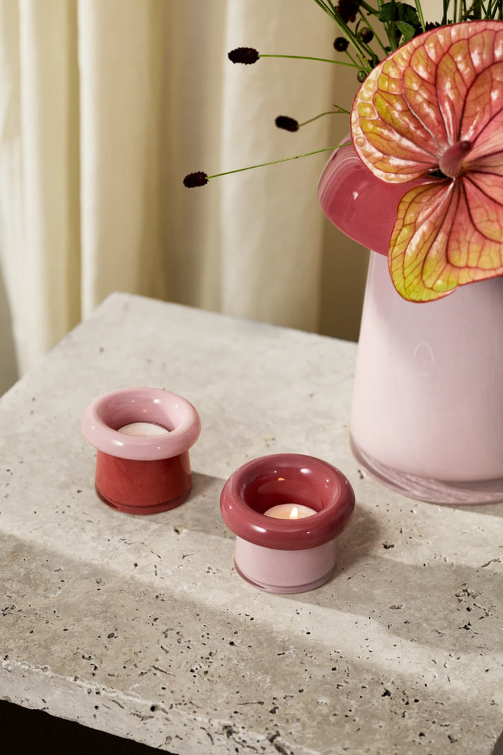 Holmegaard Soma vasi rosa/terrracotta 22,5cm