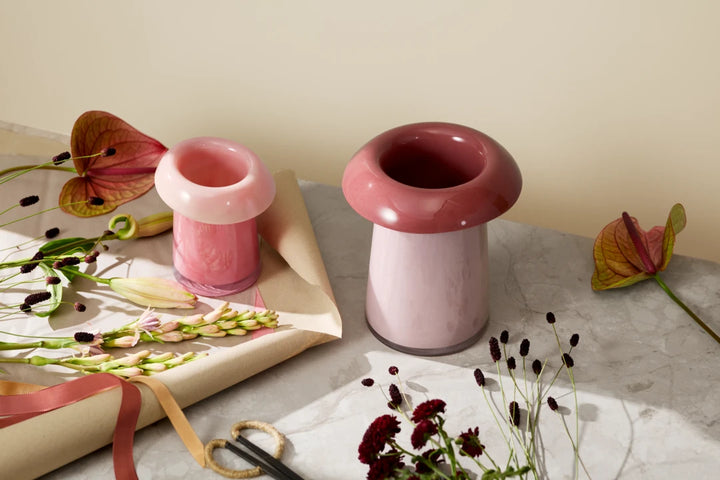 Holmegaard Soma vasi rosa/terrracotta 22,5cm