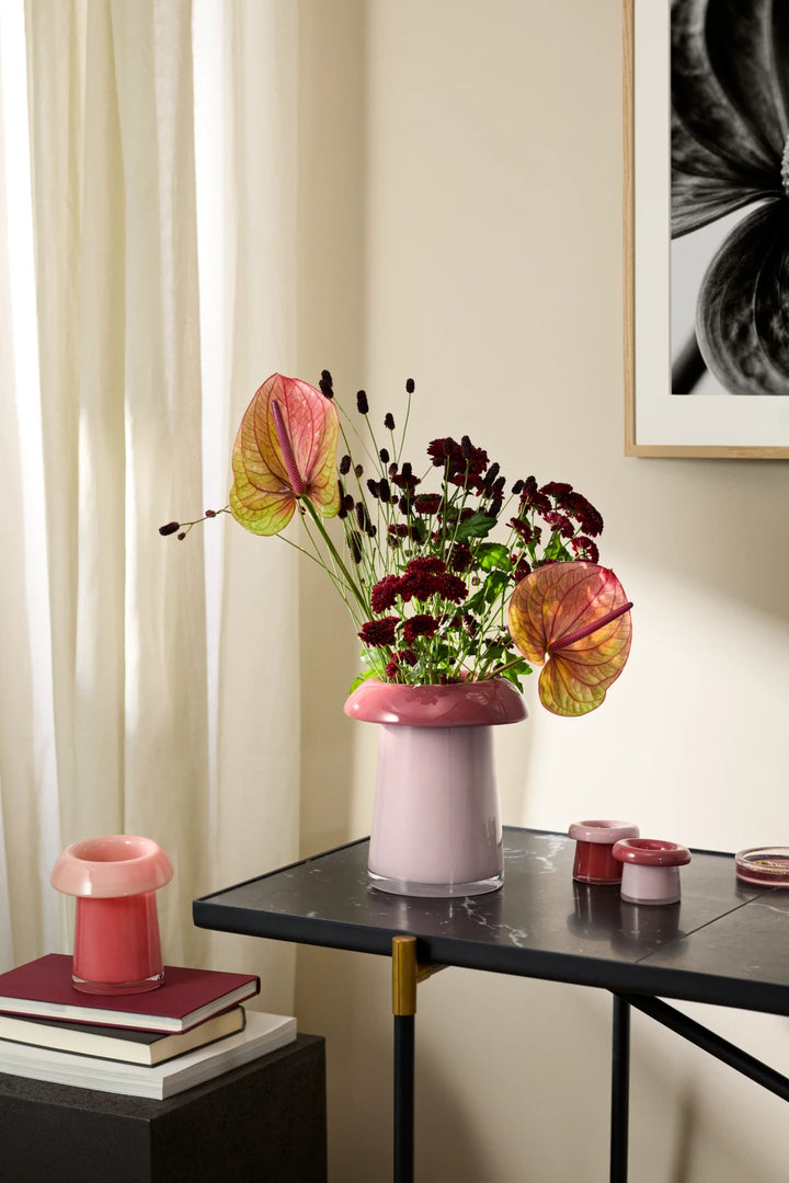 Holmegaard Soma vasi rosa/terrracotta 22,5cm