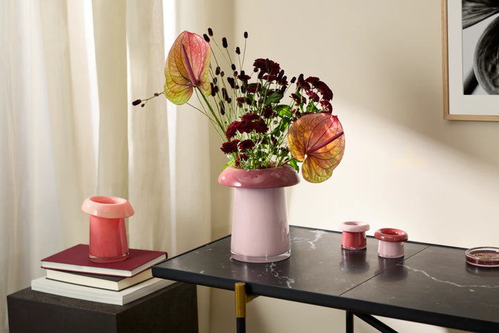 Holmegaard Soma vasi rosa/terrracotta 22,5cm