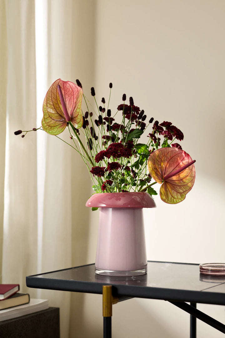 Holmegaard Soma vasi rosa/terrracotta 22,5cm