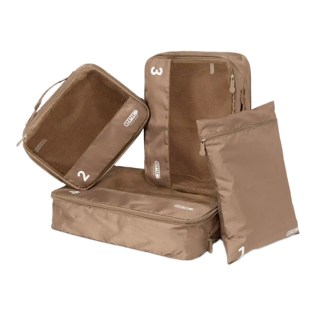 Epic Packing cubes 4stk svart