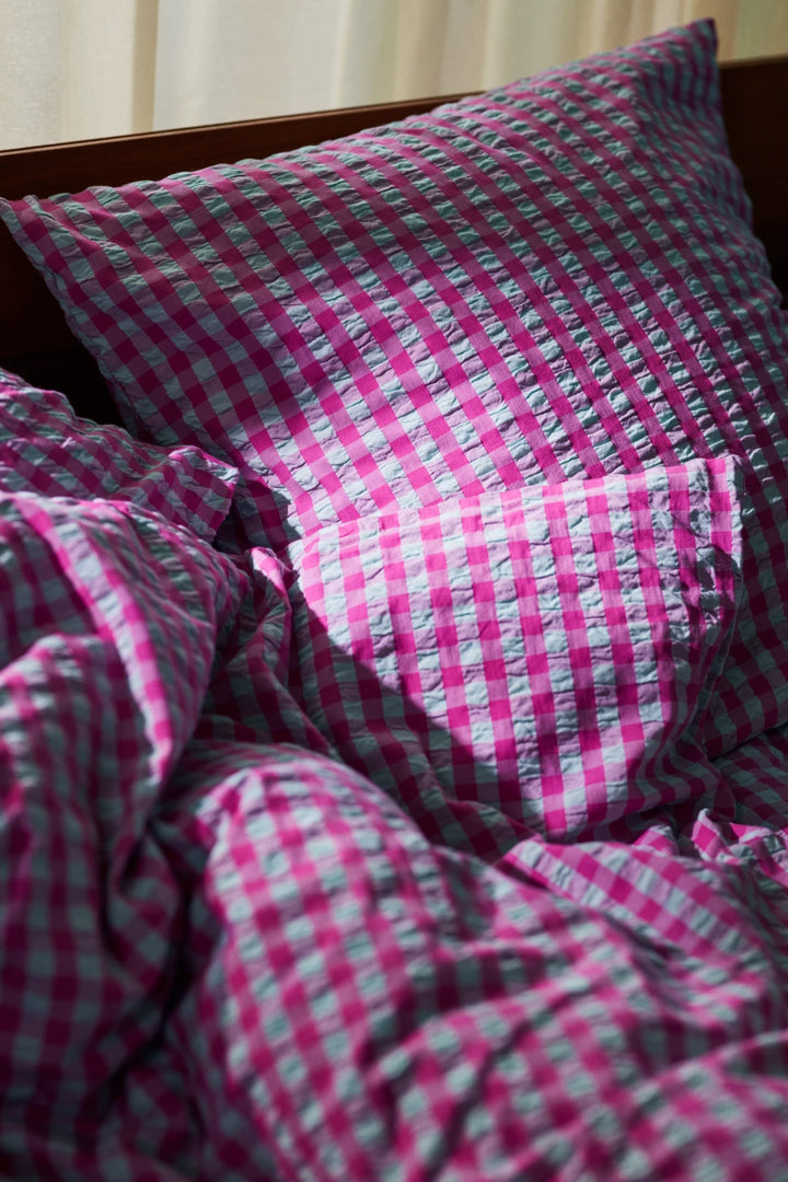 Juna  Bæg&Bølge 140x200 cm Rosa, Fuchsia/Mint