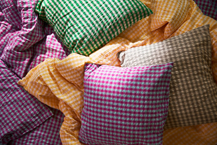 Juna  Bæg&Bølge 140x200 cm Rosa, Fuchsia/Mint