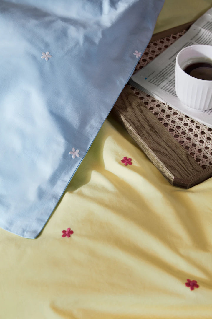 Juna Daisy seingjarsett gult 140x220cm