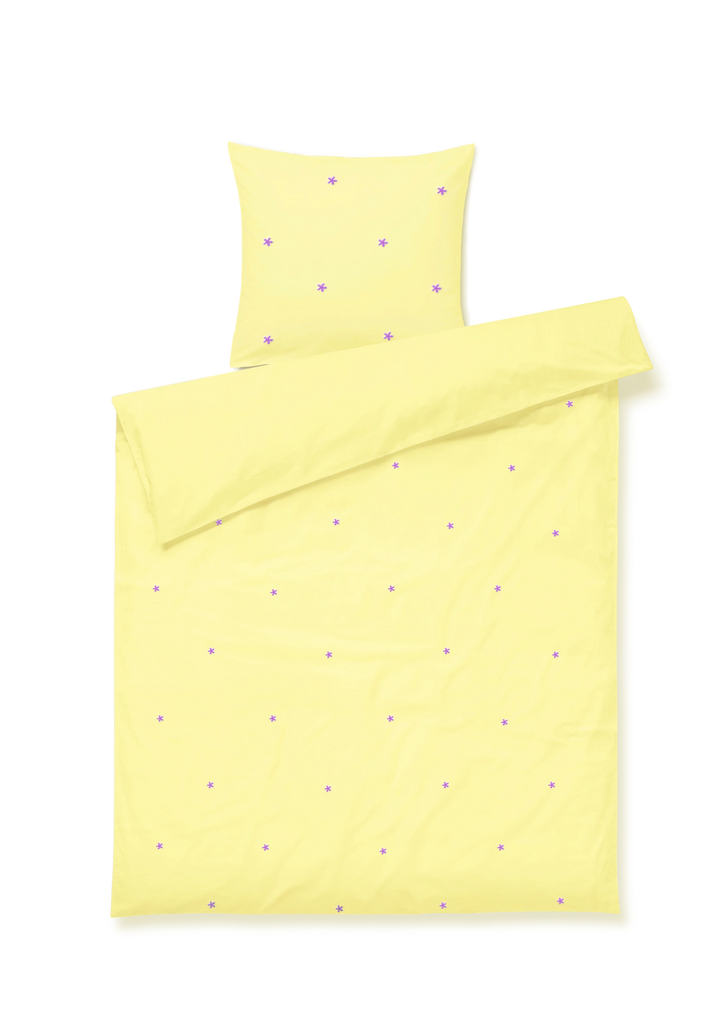 Juna Daisy junior seingjarsett gult 100x140cm