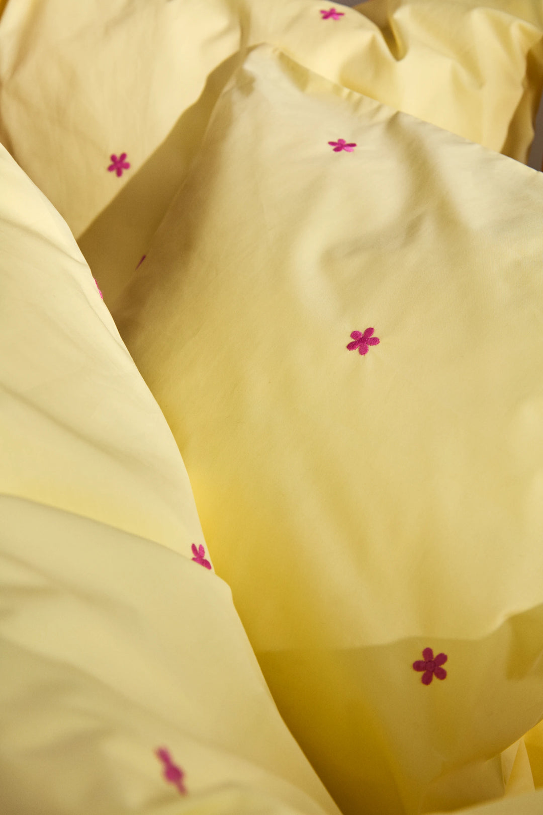 Juna Daisy junior seingjarsett gult 100x140cm