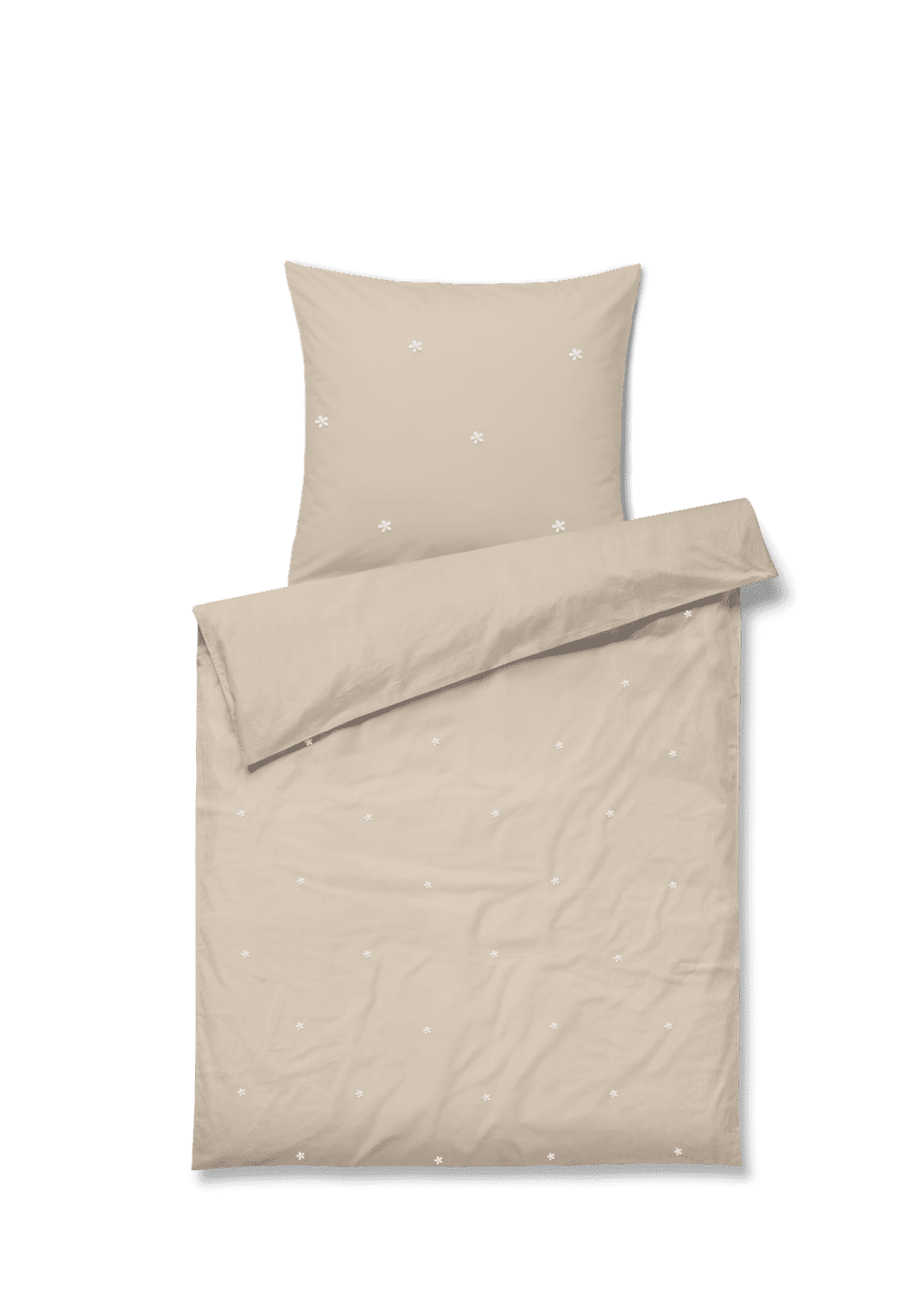 Juna Daisy baby seingjarsett sand 70x100cm