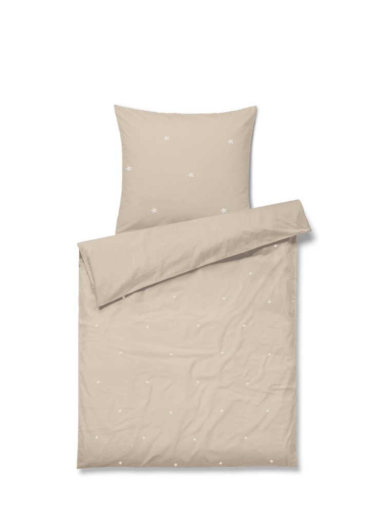 Juna Daisy baby seingjarsett sand 70x100cm
