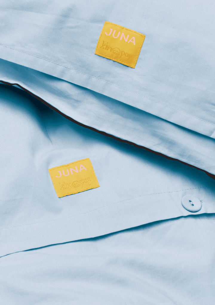 Juna kimpop seigjarklaði 140x200cm blátt