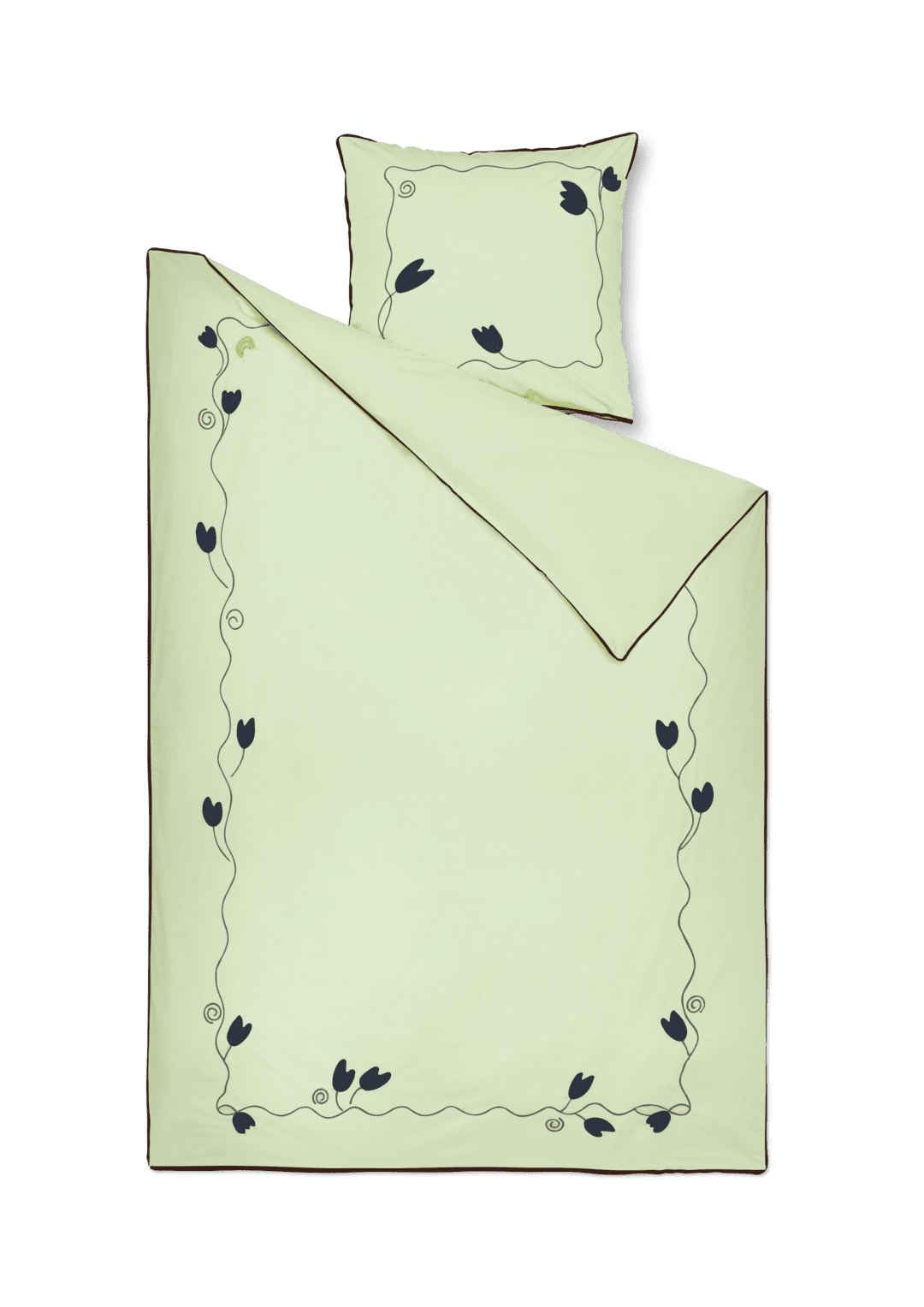 Juna kimpop seigjarklaði 140x200cm grønt