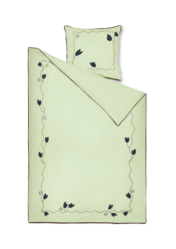 Juna kimpop seigjarklaði 140x220cm grønt