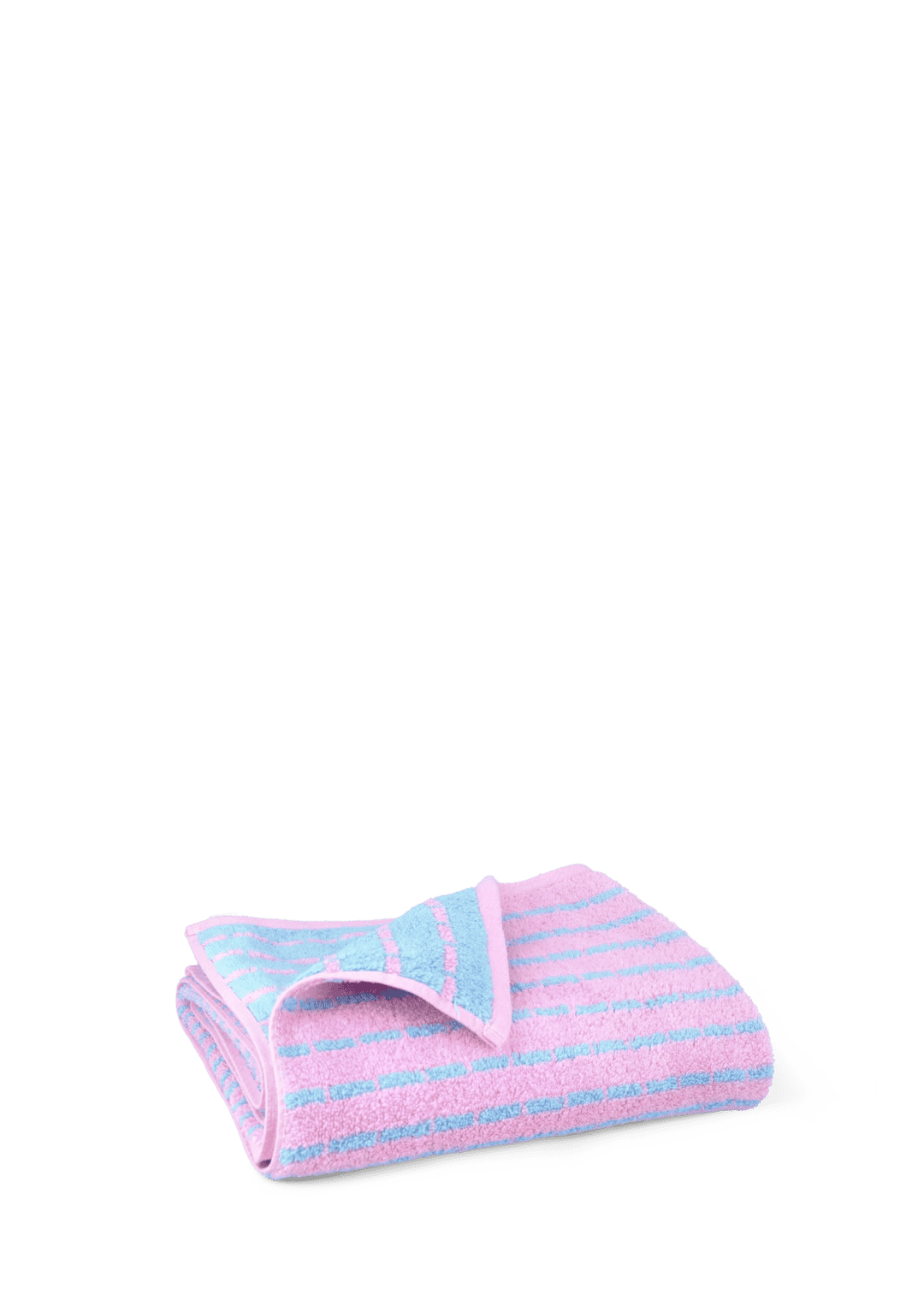 Juna Nuance handklæði 50x100cm pink/blátt