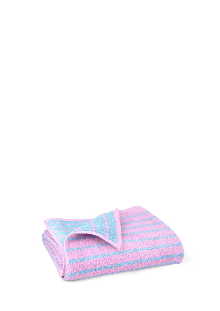 Juna Nuance handklæði 50x100cm pink/blátt