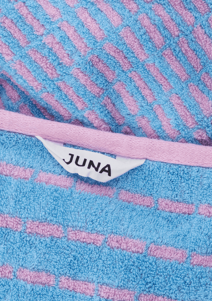 Juna Nuance handklæði 50x100cm pink/blátt