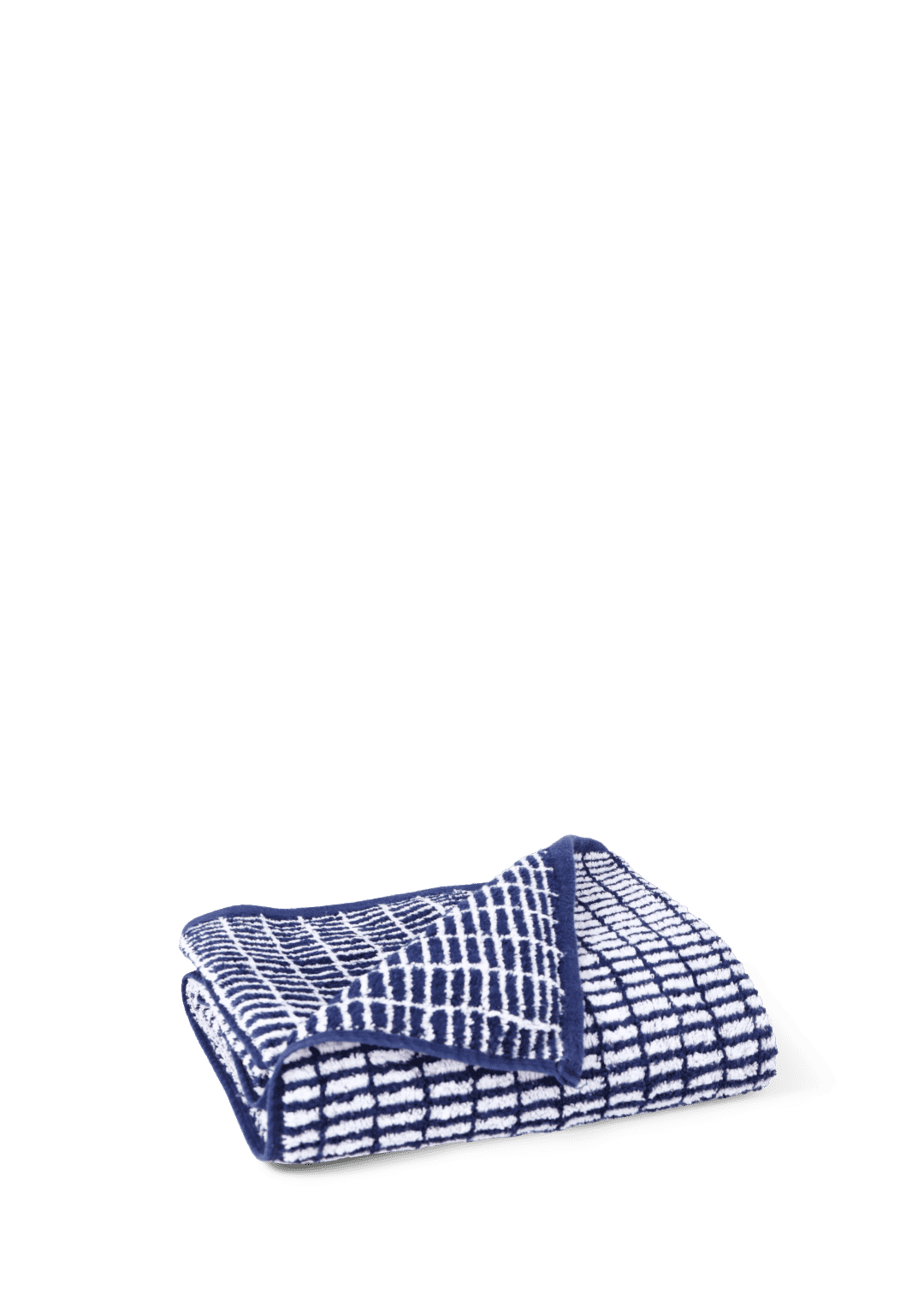 Juna Nuance handklæði 50x100cm blátt/hvítt