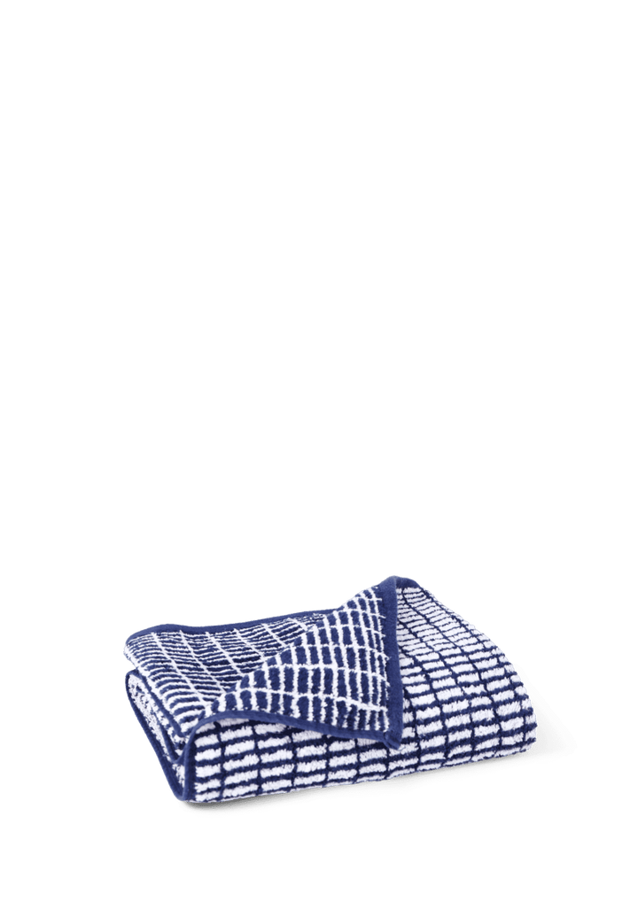 Juna Nuance handklæði 50x100cm blátt/hvítt