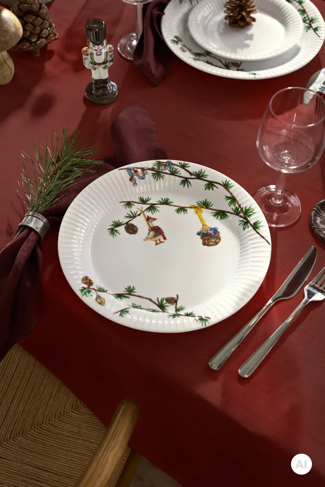 Kahler Hammershøi jól tallerkur 27cm GÁS