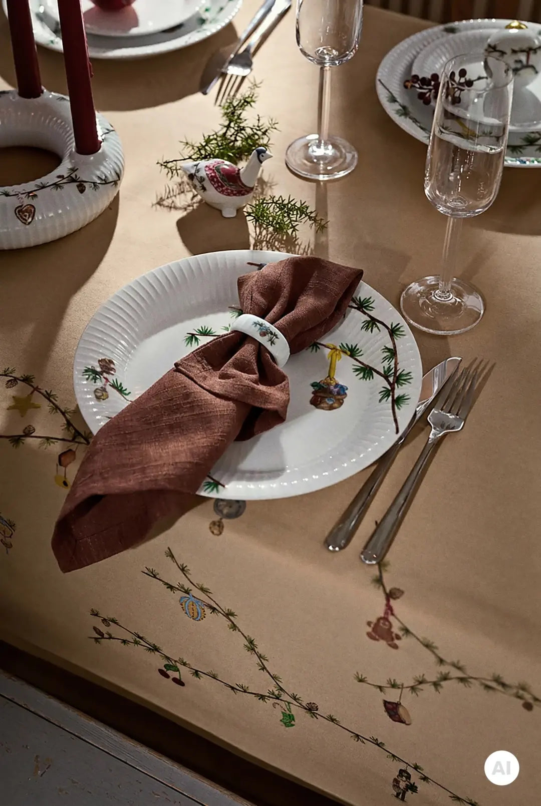 Kahler Hammershøi jól tallerkur 27cm GÁS