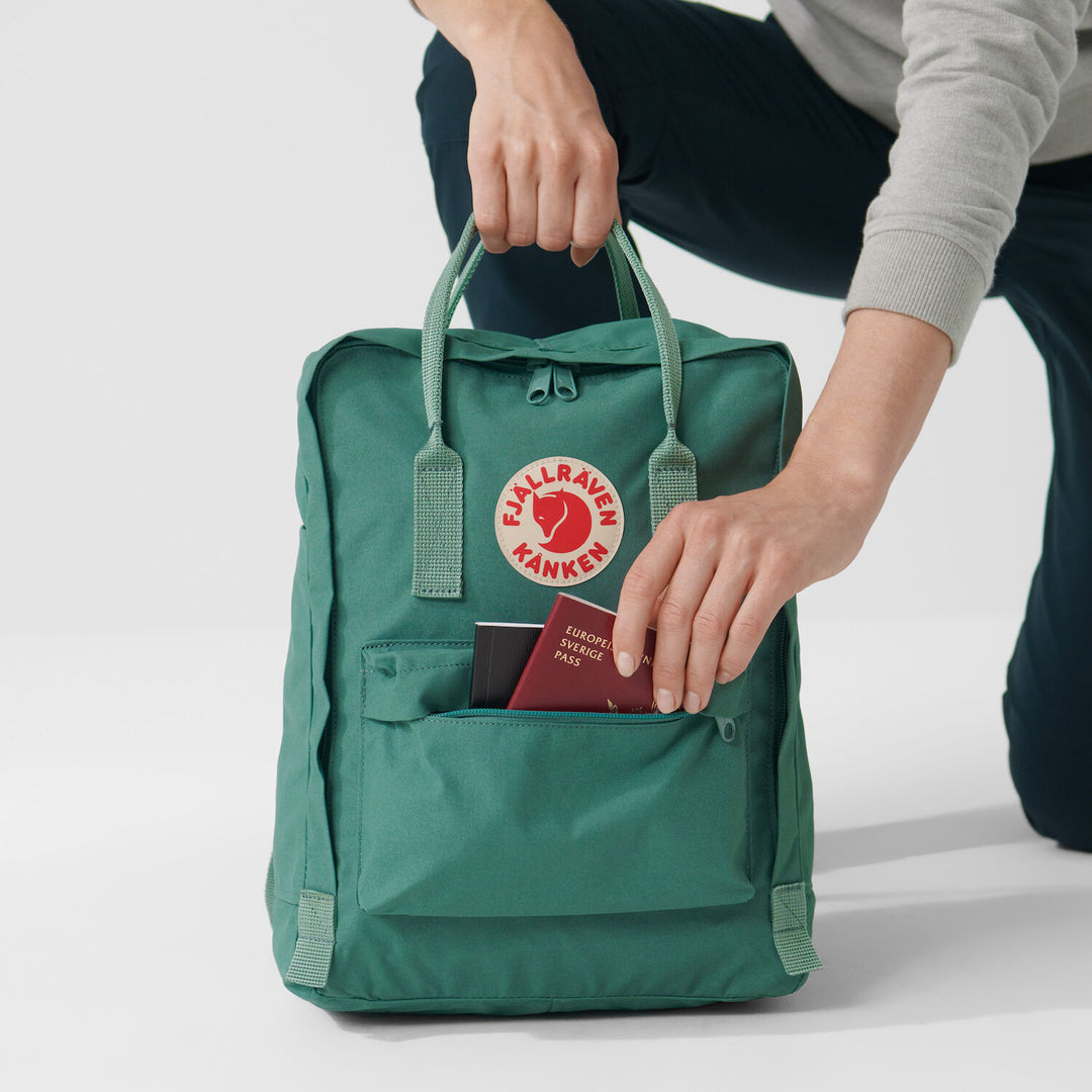 Fjallraven kanken ryggsekkur frost green