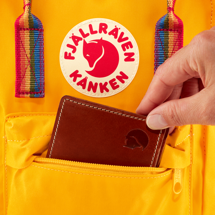 Fjallraven Kånken Mini ryggsekkur rainbow yellow